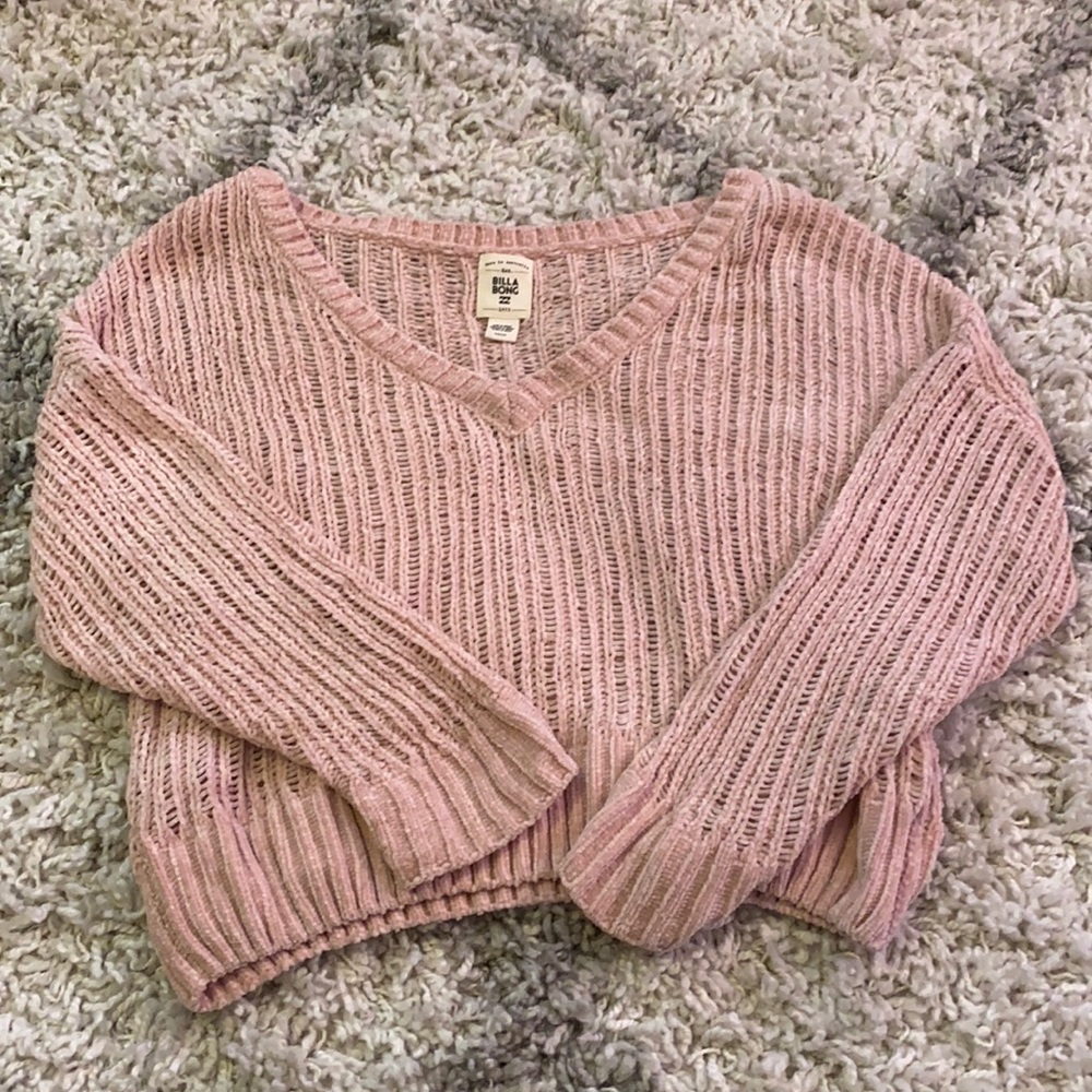 Billabong pink sweater